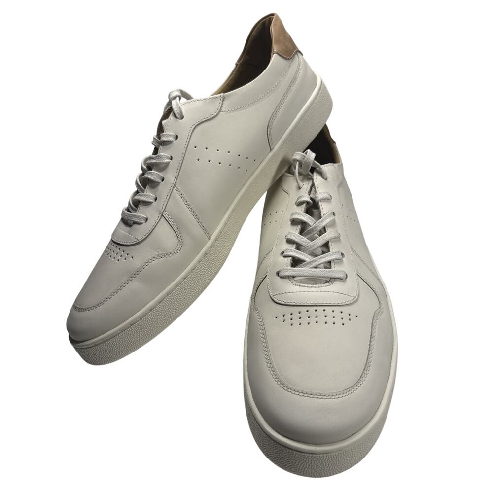 Nisolo Beto Go-To Court Sneaker White Men’s Size 13 Leather New in‎ Box